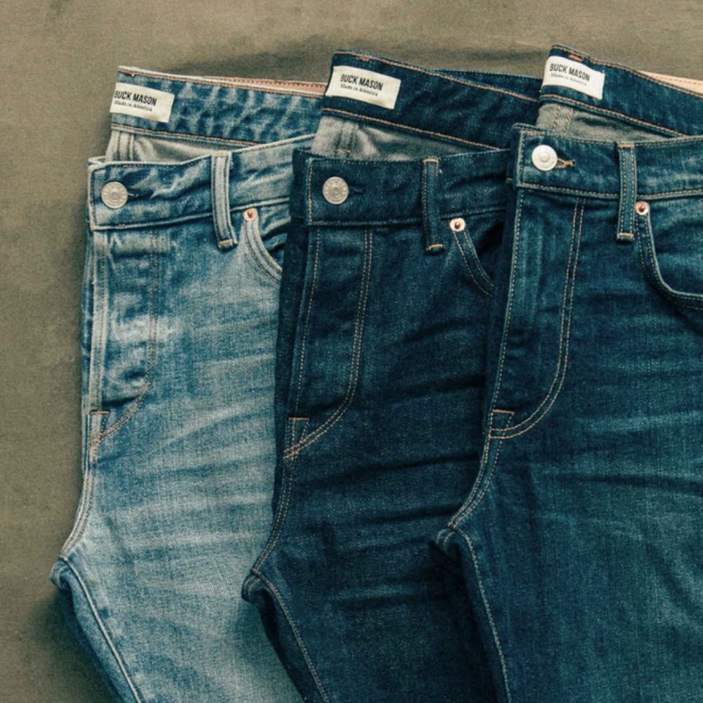 Brand New Men’s Buck Mason Ford Standard Jeans